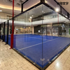 Retractable Padel Roof Cover Luxury Padel Tennis Court Integrated Canopy Roof System Indoor Outdoor Padel Court Manufacturer