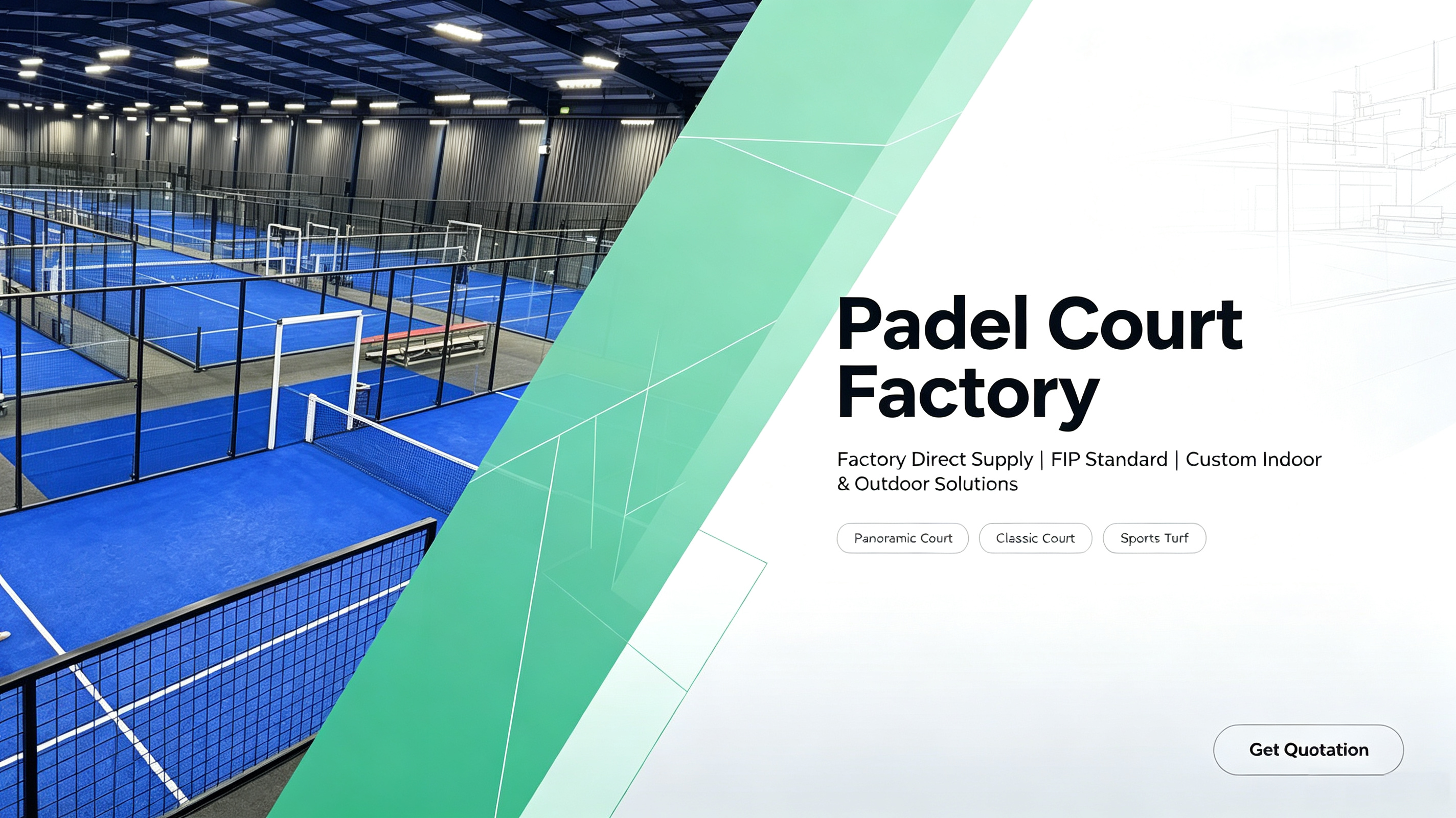 padel tennis court