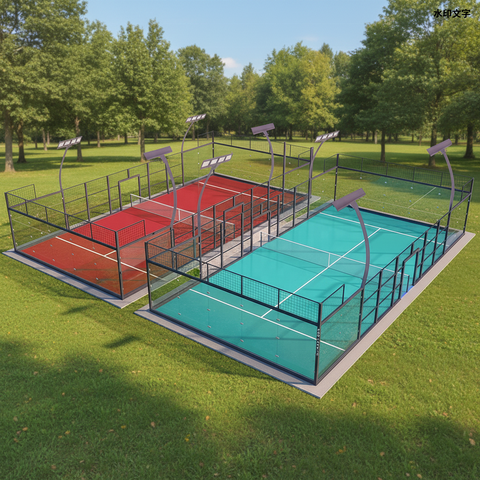 100% Hot Dip Galvanized Steel Poles Padel Tennis Court