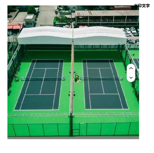 Outdoor Waterproof Tent Sport Fields Cover Steel Structure Padel Tennis Court Roof for Football Court Tent Factory